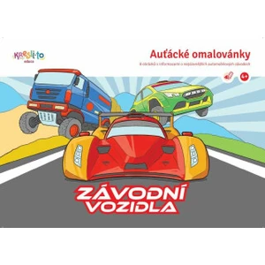 Auťácké omalovánky -  Závodní auta