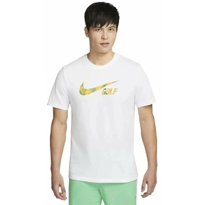 Nike Swoosh Mens Golf T-Shirt White 2XL Polo-Shirt