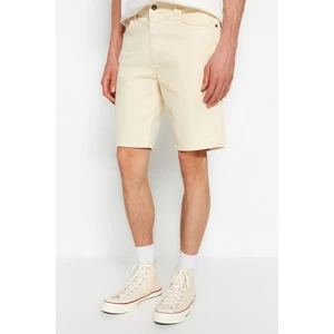 Trendyol Beige Regular Fit Flexible Fabric Denim Jeans Shorts & Bermuda