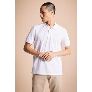 DEFACTO Regular Fit Short Sleeve 100% Cotton Polo Basic T-Shirt