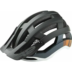 R2 Cross Helmet Black/Gray/White/Orange L Fahrradhelm