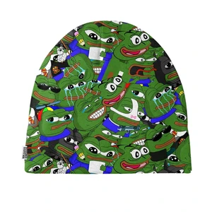 Mr. GUGU & Miss GO Man's Pepe Memes Beanie MB 212337