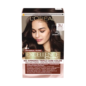 L´Oréal Paris Permanentná farba na vlasy Excellence Universal Nudes Excellence 48 ml 3U Tmavě hnědá