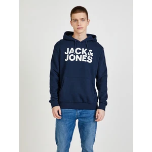 Tmavomodrá mikina Jack & Jones Corp