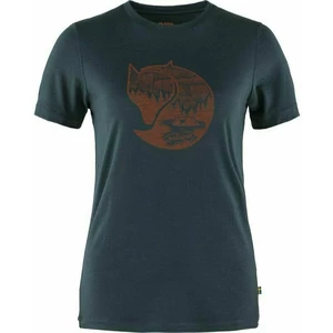 Fjällräven Outdoor T-Shirt W Abisko Wool Fox Pomegranate Red/Dark Navy M