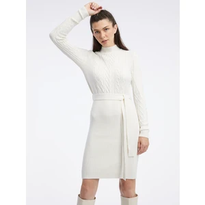 Orsay Cream Women's Sweater Dress - Ladies