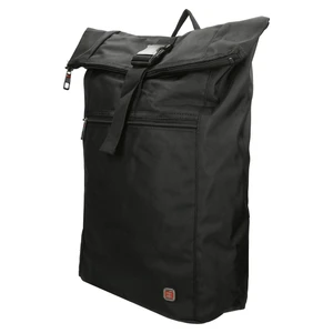 Enrico Benetti Cornell 17" Notebook Backpack Roll Top Black