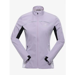 Women's softshell jacket ALPINE PRO GEROCA pastel lilac