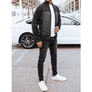 Men's Dark Grey Quilted Dstreet Jacket