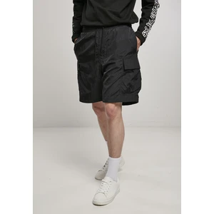 Nylon Cargo Shorts Black