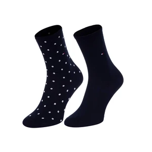 Socks - Tommy Hilfiger Dot 2 Pack Blue