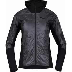 Bergans Cecilie Light Insulated Hybrid Women Solid Dark Grey/Black XS Chaqueta para exteriores