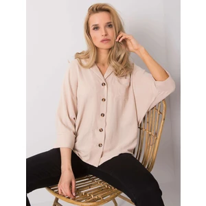 Mayra RUE PARIS beige shirt