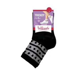 Bellinda <br />
TRENDY COTTON SOCKS - Dámske ponožky s ozdobným lemom - biela