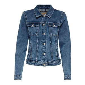 ONLY Dámská džínová bunda ONLTIA LIFE 15170682 Medium Blue Denim 42