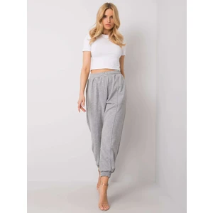 Gray cotton sweatpants