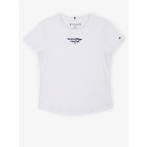 White Girls' T-Shirt Tommy Hilfiger - Girls