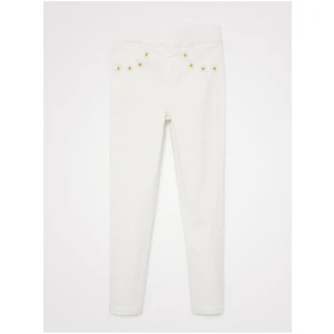 White Girly Slim Fit Jeans Desigual Tartaleta - Girls