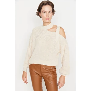 Trendyol Sweater - Beige - Regular fit