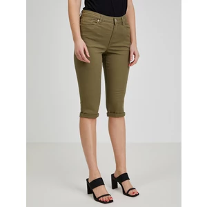 Khaki dámské capri kalhoty ORSAY - Dámské