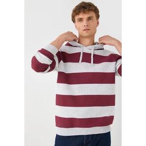 Koton Sweatshirt - Burgundy - Relaxed fit