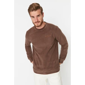 Trendyol Sweatshirt - Brown - Regular fit