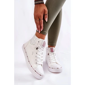 Womens High Sneakers Cross Jeans KK2R4060C White