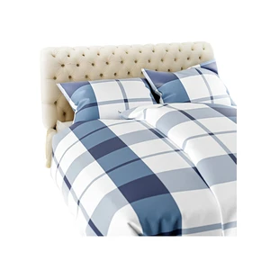 Edoti Checked flannel bedding A774