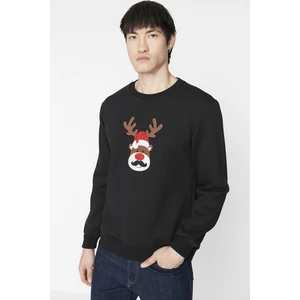 Trendyol Sweatshirt - Black - Regular fit