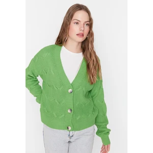 Trendyol Cardigan - Green - Regular fit