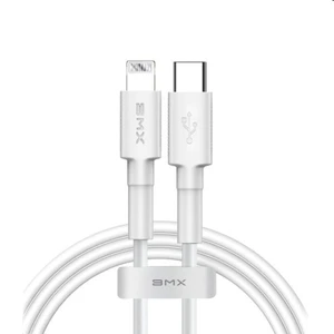 Baseus BMX Mini White MFi USB-C/Lightning PD 18W 1.2m, fehér