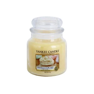 Yankee Candle Vanilla Cupcake vonná sviečka Classic stredná 411 g