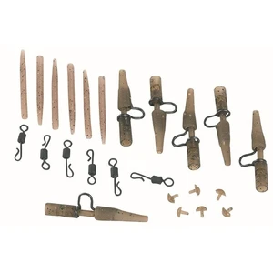 Extra carp závěsky camou heavy lead clip set