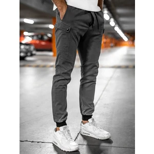 Pantaloni joggers gri Bolf B11103