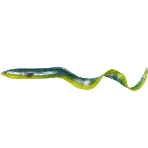 Savage gear gumová nástraha 3d real eel bulk green yellow