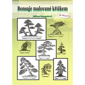 Bonsaje malované křížkem - Milena Hampelová