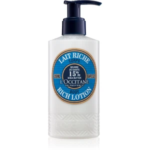 L’Occitane Shea Butter Body Rich Lotion vyživující tělové mléko 250 ml