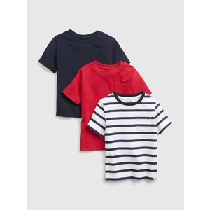 GAP Children's T-shirt 100% organic cotton mix and match t-shirt (3-pack)