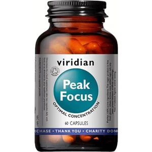 Viridian Peak Focus Organic (Normálne kognitívne funkcie) 60 kapsúl