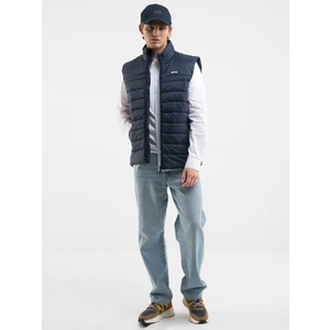 Big Star Man's Vest Outerwear 130391 Blue 403