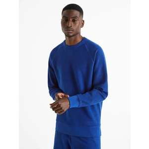 Men's blue sweatshirt Celio Dereverse