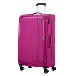 American Tourister Látkový cestovní kufr Sea Seeker L 92,5 l - fuchsiová