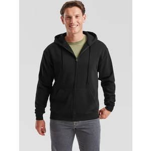 Black Men's Hoodie Premium Fruit of the Loom