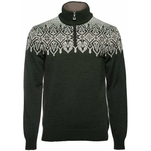 Dale of Norway Winterland Mens Merino Wool Sweater Dark Green/Off White/Mountainstone XL Szvetter