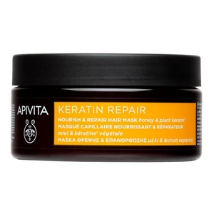 Apivita Keratin Repair obnovujúca maska pre poškodené vlasy s keratínom 200 ml