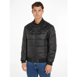 Black Mens Quilted Jacket Tommy Hilfiger - Men