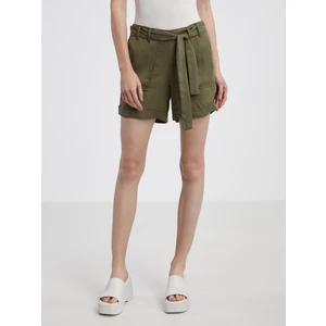 Khaki Womens Shorts CAMAIEU - Women