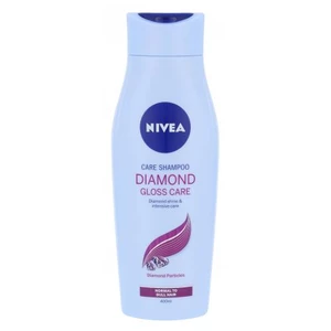 Nivea Diamond Gloss šampón pre unavené vlasy bez lesku 400 ml