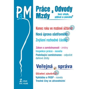 Práce a mzdy 2/2021 Konec roku ve mzdové účtárně - Eva Dandová, Ladislav Jouza, Jana Drexlerová