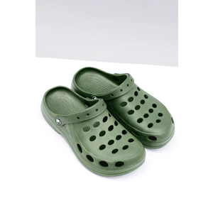 Men's Slides Sandals Crocs Green